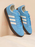 adidas「T頭鞋」VL COURT復古休閑板鞋德訓鞋男女阿迪達斯輕運動(dòng)   藍色/亮白/樹(shù)脂黃   42.5 曬單實(shí)拍圖