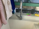 九牧（JOMOO）廚房水龍頭304不銹鋼洗菜盆360°旋轉冷熱雙控龍頭33221-748/7B-Z 曬單實(shí)拍圖
