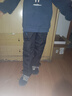夢(mèng)想邦尼男童秋冬裝加厚休閑褲子新款兒童寬松戶(hù)外沖鋒褲中大童夾棉運動(dòng)褲 藏青色【冬季夾棉】 155 cm 曬單實(shí)拍圖