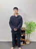 雅鹿男士睡衣秋冬季三層加厚加絨珊瑚絨夾棉保暖中老年爸爸家居服套裝 NSWR-三層夾棉深灰803插色 XL 建議體重（120-140斤） 曬單實(shí)拍圖