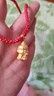 菜百首飾 黃金吊墜 足金生肖佛生肖馬-大勢至菩薩不含鏈 定價(jià) 約2.70克 曬單實(shí)拍圖