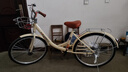 新款男女式復古輕便通勤車(chē)22寸.24寸.26寸大學(xué)生通用單車(chē) 暖陽(yáng)黃+單速+充氣款+禮包 26寸適合身高162-180厘米 曬單實(shí)拍圖