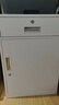 勁川文件柜鐵皮柜辦公室桌下抽屜儲物柜矮柜資料收納邊柜帶鎖小柜子 65高一抽一門(mén)柜【白色】 0.5mm標準款 曬單實(shí)拍圖