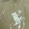 優(yōu)衣庫女裝舒芙蕾半高領(lǐng)針織衫/毛衣毛衫479158 32 深米色 S /155/80A 曬單實(shí)拍圖