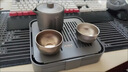 容山堂純鈦旅行茶具葫蘆杯便攜式快客杯戶(hù)外露營(yíng)茶具一人飲泡茶壺 花生純鈦泡茶器 一壺3杯 曬單實(shí)拍圖
