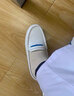永高哥真皮護士鞋女軟底透氣防臭防滑厚底內增高8cm7不累腳一腳蹬皮鞋春 白蘭(內增高) 36 曬單實(shí)拍圖