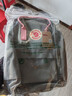 北極狐FJALLRAVEN雙肩包男女款大容量背包學(xué)生書(shū)包休閑防水電腦包旅行包 霧灰粉帶 16L【38*27*10cm】【送寬肩帶】 曬單實(shí)拍圖