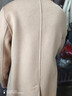 恒源祥100純色羊毛小西服外套女雙面羊絨大衣女短款經(jīng)典百搭毛呢外套 駝色 L 曬單實(shí)拍圖