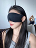 LUCYLEE美國眼罩睡覺(jué)專(zhuān)用遮光3d掛耳式鼻翼款立體緩解眼睛疲勞男女透氣 【鼻翼款-遮光眼罩】暗夜黑 曬單實(shí)拍圖