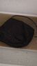 新款皮帶兔毛圓頂盆帽女秋冬季純色復古文藝保暖漁夫帽子廠(chǎng)家批發(fā) 黑色 均碼 曬單實(shí)拍圖