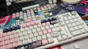 狼蛛（AULA）S98無(wú)線(xiàn)機械鍵盤(pán)藍牙/2.4G/有線(xiàn)三模連接熱插拔gasket結構2U0全鍵無(wú)沖96鍵客制化游戲電競辦公鍵盤(pán) 【無(wú)線(xiàn)三模版】S98小拽貓-混光 紅軸 曬單實(shí)拍圖