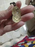 優(yōu)格麗天然黃水晶貔貅吊墜原石精雕招財好運情侶水晶皮丘項鏈掛件男女款 大號長(cháng)37-40mm左右 曬單實(shí)拍圖