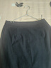 MUJI 女式橫豎彈力起毛寬擺裙長(cháng)半身裙裙子女裝 25年冬季 BE1XXC5A 黑色 L (165/70A) 曬單實(shí)拍圖