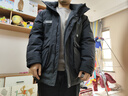 鴨鴨【王一博同款】羽絨服男女2025年新款冬季加厚連帽工裝外套潮上衣 曬單實(shí)拍圖