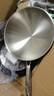 三四鋼?炒鍋316L不銹鋼食品級炒菜無(wú)涂層燃氣凹面電磁爐圓底32cm 34785 曬單實(shí)拍圖