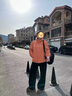 MsShe【戶(hù)外防風(fēng)連帽沖鋒衣】大碼女裝2026春裝胖mm寬松夾克外套 南瓜色現貨 3XL 曬單實(shí)拍圖