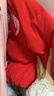 巴拉巴拉童裝兒童羽絨服女童2025新款紅色拜年服寶寶女寶保暖春裝國風(fēng)外套 曬單實(shí)拍圖