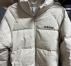 阿迪達斯（adidas）冬季男子通勤防風(fēng)保暖上衣立領(lǐng)運動(dòng)70%鴨絨羽絨服 L碼 曬單實(shí)拍圖