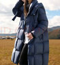 沫晗依美長(cháng)款保暖羽絨服2025新款冬季巨好看的鵝絨服加厚外套女款 曬單實(shí)拍圖