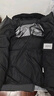 鴨鴨【高充絨203g】羽絨服男短款加厚冬季新款極寒保暖面包服撞色外套 黑色 L (175) 曬單實(shí)拍圖