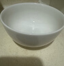 友來(lái)福陶瓷面碗家用白瓷碗6英寸湯碗米飯碗沙拉碗微波爐可用2只裝 曬單實(shí)拍圖