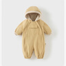 戴維貝拉【商場(chǎng)同款】冬裝嬰兒衣服寶寶加絨加厚連體衣男寶服女寶 曬單實(shí)拍圖