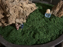 雙盟仿真苔蘚絲狀青苔人造景草坪草皮綠植被墻微場(chǎng)景觀(guān)盲盒門(mén)店鋪裝飾 曬單實(shí)拍圖