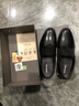 奧康男鞋秋季商務(wù)正裝皮鞋男真皮套腳英倫德比鞋低幫一腳蹬工作鞋 黑色105219076 41 曬單實(shí)拍圖