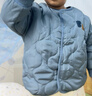 巴厘小豬兒童棉服套裝男童校服內搭神器秋冬季女童打底家居服睡衣寶寶棉襖 月光藍 90 曬單實(shí)拍圖