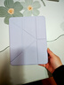 閃魔適用ipad air7/6保護套11英寸M3芯片25/24款ipad air7/6保護殼透明亞克力橫豎支撐紫色 曬單實(shí)拍圖