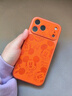 素洛適用蘋(píng)果17promax手機殼素皮紋米奇哆啦a夢(mèng)iPhone16pro創(chuàng  )意卡通可愛(ài)15磨砂耐臟大視窗14男女保護套 【橙色-米奇】高級皮紋軟邊 iPhone 17 Pro Max 曬單實(shí)拍圖