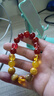 龍虎山【龍虎山發(fā)貨】五行補缺喜用金水金土水磁場(chǎng)平衡手鏈轉好運手串珠 祝?？钗逍惺执狙a火土】珠徑12mm 曬單實(shí)拍圖
