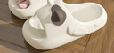 蕙星拖鞋女可愛(ài)軟底拖鞋女夏季室內家居可愛(ài)貓耳朵厚底防滑洗 白色[貓耳款] 38-39 曬單實(shí)拍圖