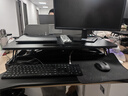 全品屋升降電腦桌升降工作臺電腦升降支架臺站立式升降辦公書(shū)桌 氣動(dòng)無(wú)級升降-黑桌雙層80cm 【寬敞品質(zhì)桌面】 曬單實(shí)拍圖