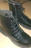COSMICKISS英倫風(fēng)馬丁靴皮鞋高幫潮流復古工裝靴男春夏季保暖厚底機車(chē)靴子 黑色【42碼】 曬單實(shí)拍圖