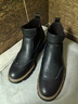 卡帝樂(lè )鱷魚(yú)（CARTELO）2025新款馬丁靴冬季高幫皮鞋靴子英倫皮靴真皮加絨棉靴男防滑防臭 【12630黑色單鞋】 防潑水層 41 曬單實(shí)拍圖