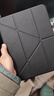 閃魔 適用ipad air7/6保護套11英寸M3芯片25/24款ipad air7/6保護殼透明亞克力橫豎支撐黑色 曬單實(shí)拍圖