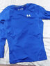 安德瑪（Under Armour）男裝 25夏季新款時(shí)尚訓(xùn)練跑步健身透氣圓領(lǐng)貼身緊身衣長(zhǎng)袖T恤 1361524-410/建議拍大一碼 L 曬單實(shí)拍圖