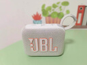 JBLGO4音樂(lè )金磚4代無(wú)線(xiàn)藍牙音箱戶(hù)外便攜式迷你音響重低音跑步運動(dòng)防水防塵原裝正品 月光白 曬單實(shí)拍圖