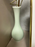 創(chuàng  )意陶瓷花瓶擺件復古陶瓷花器 青釉瓷器花瓶 款式二-青色 曬單實(shí)拍圖
