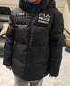 斐樂(lè )FILA兒童童裝鵝絨羽絨服2025年冬季新款男大童戶(hù)外運動(dòng)外套 深黑-BK 165 曬單實(shí)拍圖