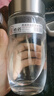 希諾（heenoor）抗菌玻璃杯單層透明泡茶杯子男大容量車(chē)載水杯XN-9011本色 550mL 曬單實(shí)拍圖