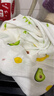 棉加加（Cotton++）嬰兒包巾紗布浴巾蓋毯新生兒包單純棉a類(lèi)寶寶空調待產(chǎn)包被襁褓巾 牛油果【竹纖維+棉】A類(lèi)超薄 120*110cm【0-6歲】 曬單實(shí)拍圖