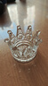 掬涵 水晶皇冠浪漫玻璃燭臺創(chuàng  )意桌面美妝蛋首飾架輕奢裝飾擺件 小號（寬7.5*高5cm） 曬單實(shí)拍圖