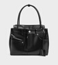 CHARLES&KEITH25冬新品解構設計手提大容量托特包新年禮物送女友CK2-30671795 Noir黑色 L 曬單實(shí)拍圖