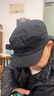 凡飾（FANCET）帽子男秋冬大頭圍鴨舌帽韓版型男平頂軍帽休閑短檐全棉棒球帽60cm 曬單實(shí)拍圖