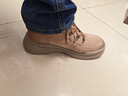 駱駝（CAMEL）加絨保暖抓地增高城市休閑高幫工裝靴男 G15W136021 淺棕 42 曬單實(shí)拍圖