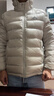 雅鹿【高充絨164g】2025冬季新款輕薄情侶羽絨服男女同款排骨連帽外套 米灰色-8816 男女同款 L 推薦120-135斤 曬單實(shí)拍圖