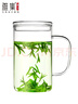 雅集豪飲杯玻璃杯辦公室 耐熱大容量水杯 男士帶蓋泡茶杯子850ml 曬單實(shí)拍圖