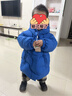 巴厘小豬兒童羽絨服中長(cháng)款男童冬季加厚女童三防外套冬裝寶寶保暖外套 【中長(cháng)款】鸚鵡藍 100 曬單實(shí)拍圖